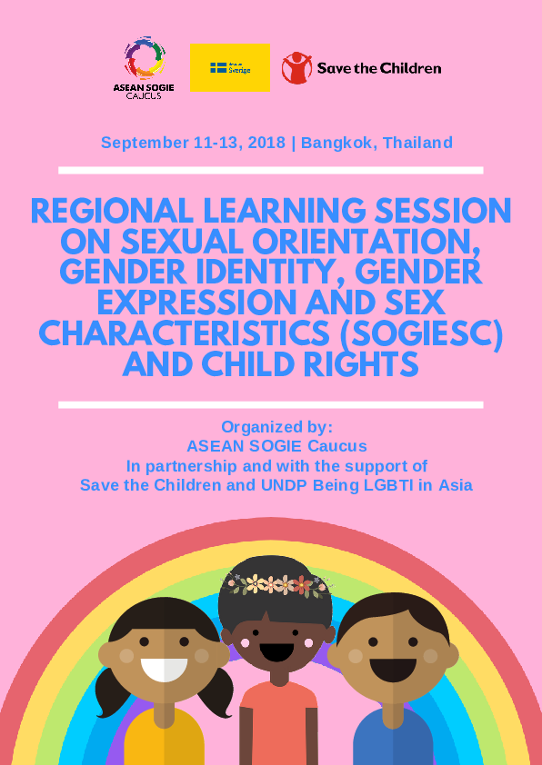 Regional Learning Session On Sexual Orientation Gender Identity