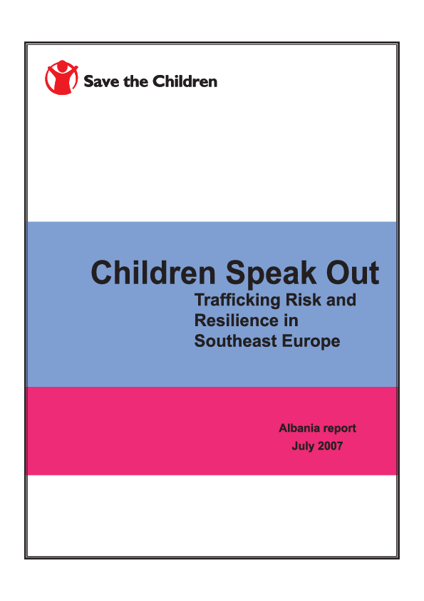 Children Speak Out Trafficking Risk And Resilience In Southeast Europe 