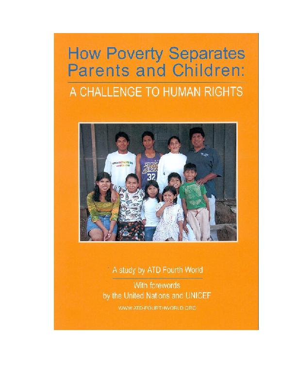 How Poverty Separates Parents And Children A Challenge To Human Rights 