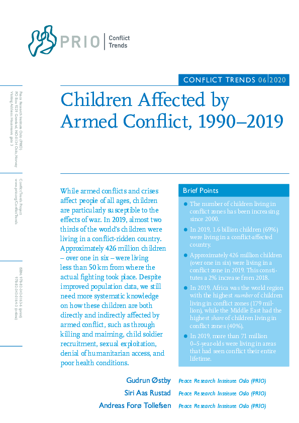 Children Affected by Armed Conflict: 1990–2019 | Save the Children’s ...