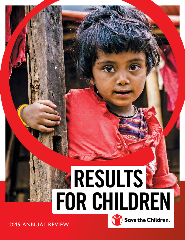 Results For Children: 2015 Annual Review 