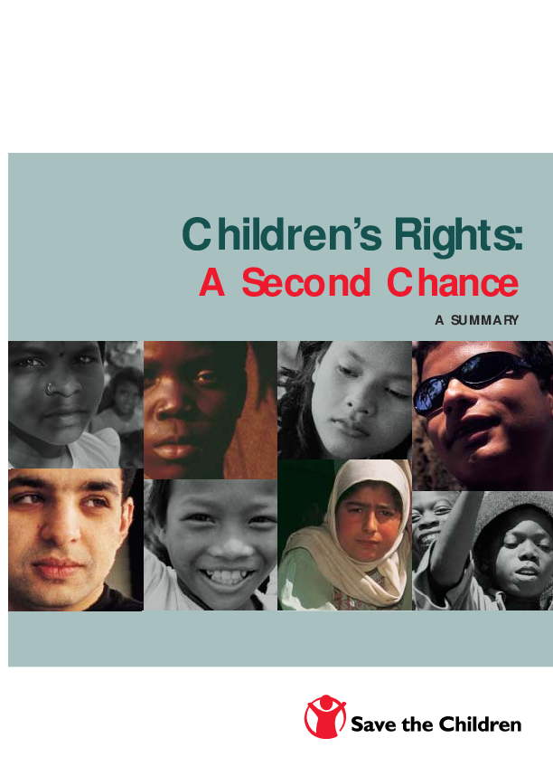 Children’s rights: A second chance. A summary