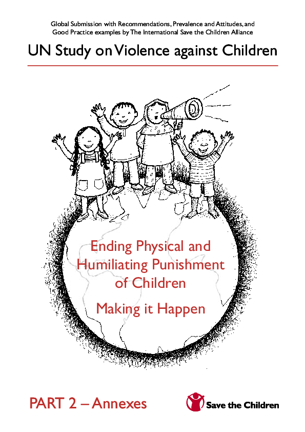 Ending Physical and Humiliating Punishment of Children. Make it Happen. Part 2-Annexes.pdf
