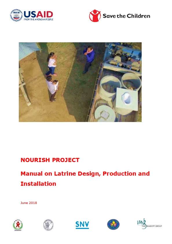 NOURISH Latrine Design and Construction Manual