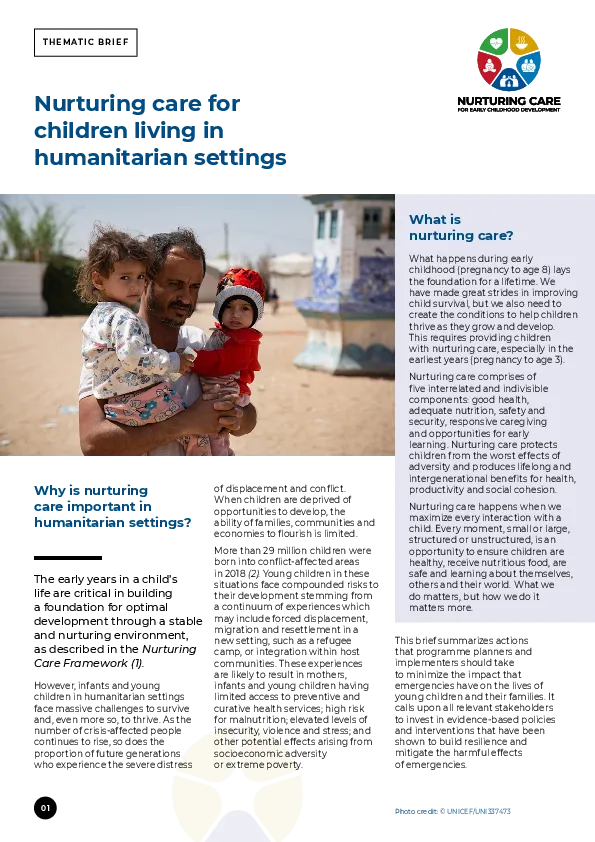 nurturing-care-for-children-living-in-humanitarian-settings-2017(thumbnail)