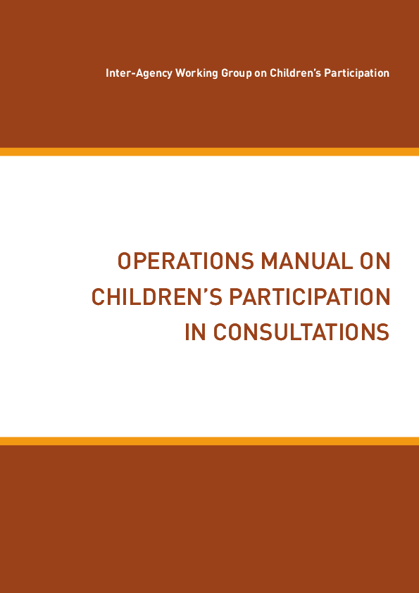 Operations Manual on Children’s participation in consultations-December 2007.pdf