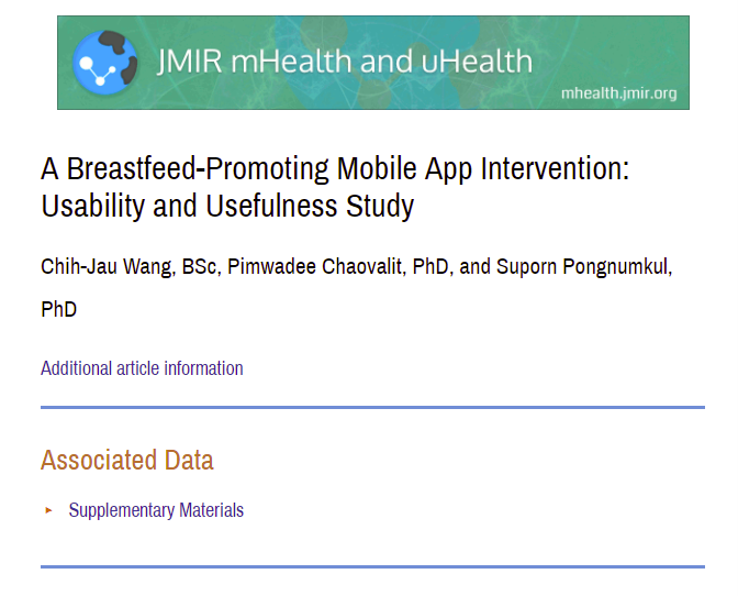 a breastfeed-Promoting Mobile App