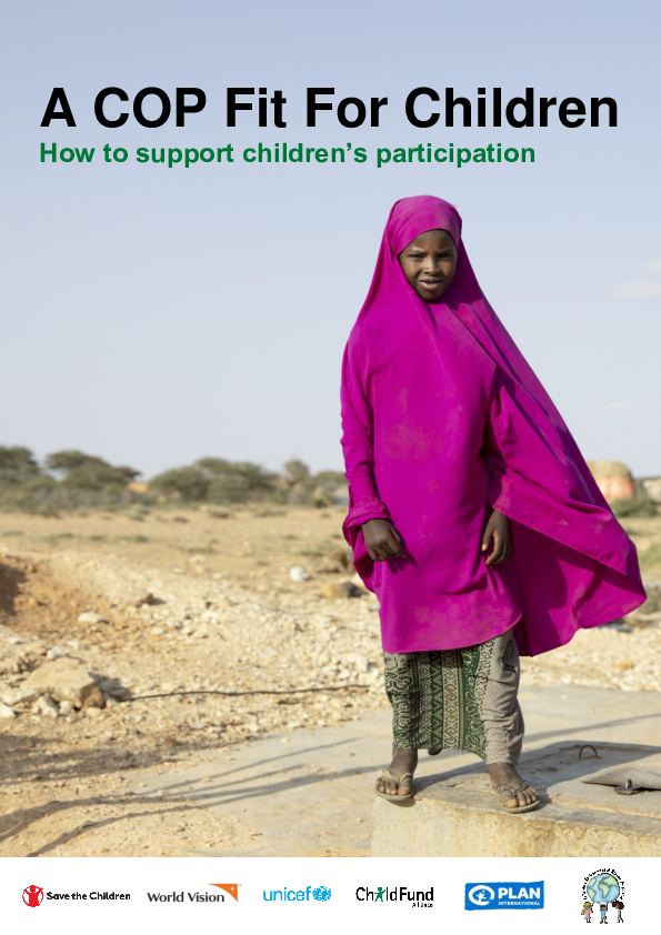 A COP Fit For Children How to support children’s participation Save