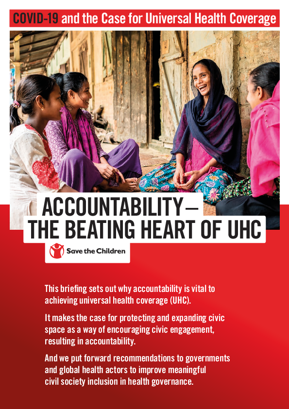 COVID-19 and the Case for Universal Health Coverage: Accountability – the beating heart of UHC