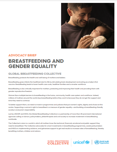 breastfeeding and gender equality