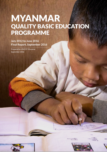 Myanmar: Quality Basic Education Programme | Save the Children’s ...