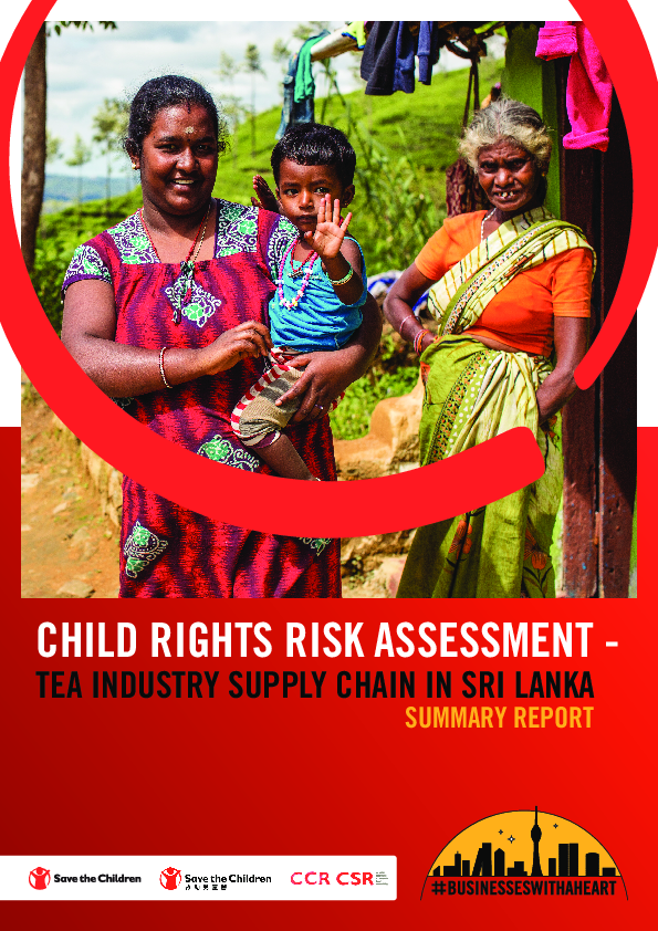 Child Rights Risk Assessment Tea industry supply chain in Sri Lanka