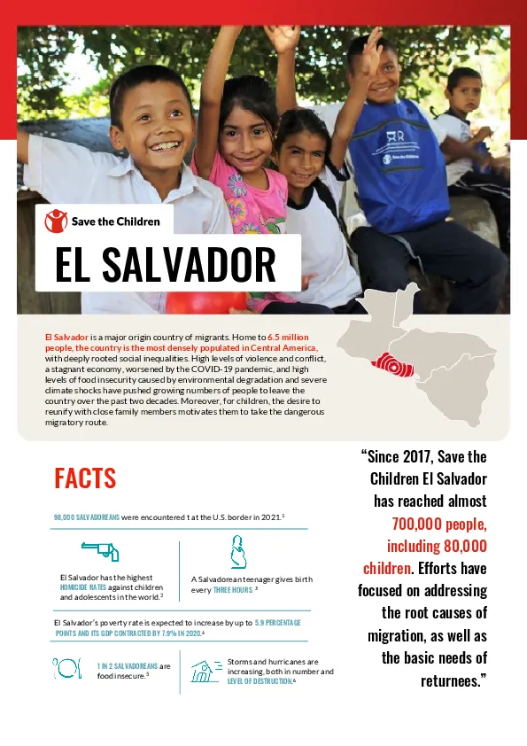 Factsheet El Salvador