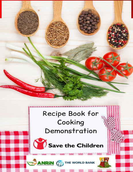 Recipe Booklet for Cooking Demonstration: A tool for the field facilitators organising cooking demonstrations for improved child feeding in Oyo State, Nigeria