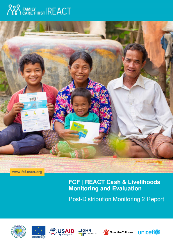 FCF | REACT Cash & Livelihoods Monitoring Post-Distribution Monitoring 2 Report