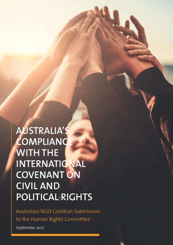 Australia’s Compliance with the International Covenant on Civil and ...