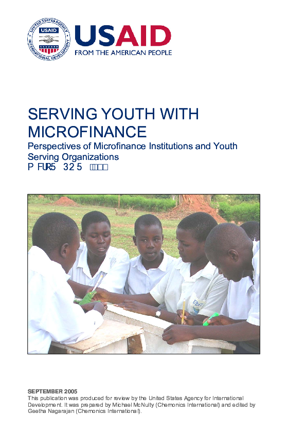 microfinance for youth in conflict settings.pdf