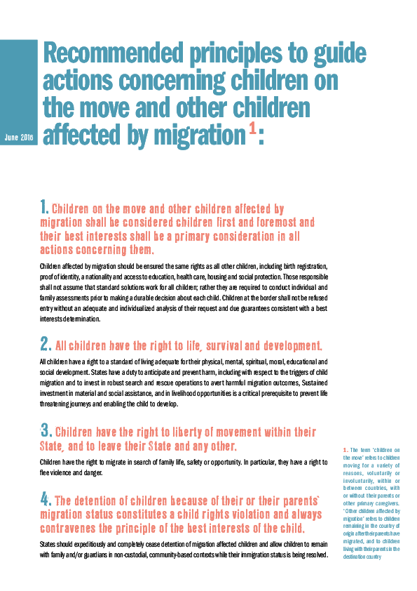 recommended-principles-to-guide-actions-concerning-children-on-the-move