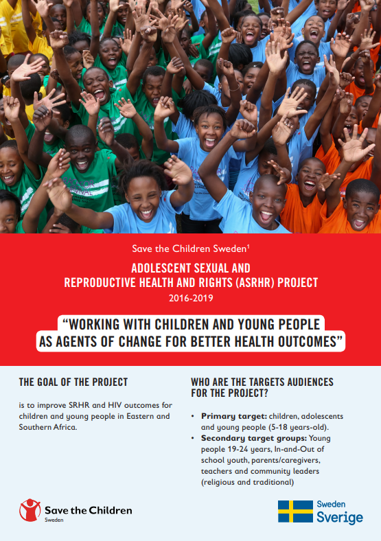 Adolescent Sexual and Reproductive Health and Rights (ASRHR) Project Brochure