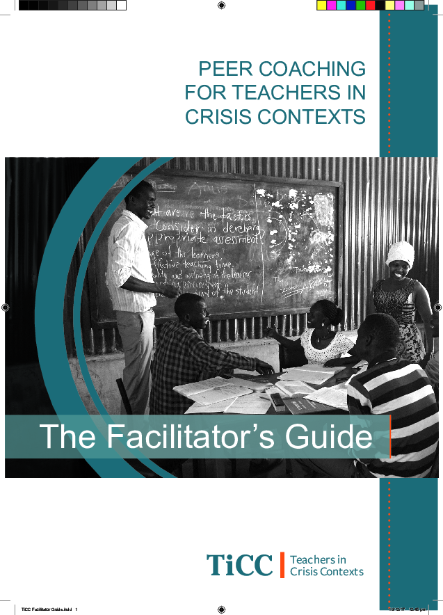 The Teachers in Crisis Context training and coaching pack (TiCC) | Save ...