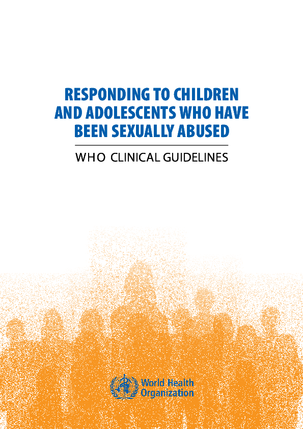 Responding to Children and Adolescents Who Have Been Sexually Abused